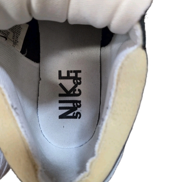 Nike Sacai x Blazer Low 'Black Patent' Men's Size 10 ( EUC ) - Picture 9 of 11